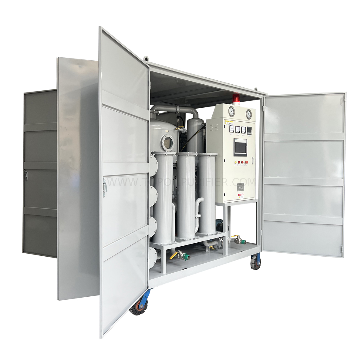 Planta de purificación de aceite de turbina completamente cerrada TY-W