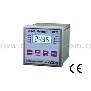 Monitor de conductividad/resistividad/TDS/temperatura industrial en línea C270