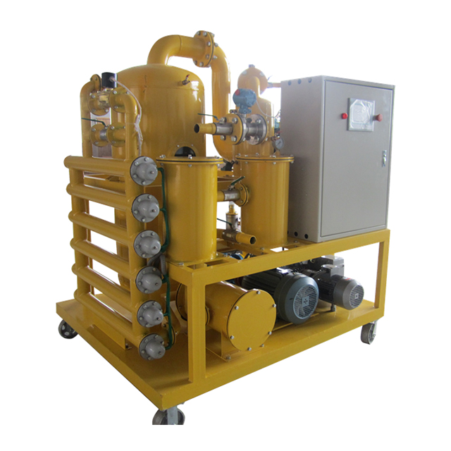 Máquina de filtración de aceite de transformador completamente automática ZYD-A PLC